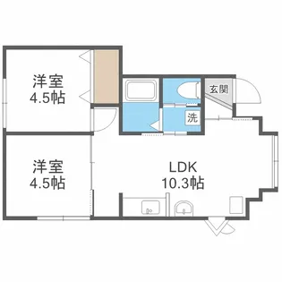 コーポエデン【3階】の間取り
