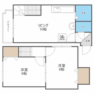 パルコート澄川【2階】の間取り