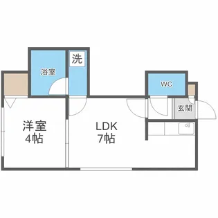 ジュネスコート旭町壱番館【3階】の間取り