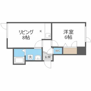 月寒パークヴィラ【2階】の間取り