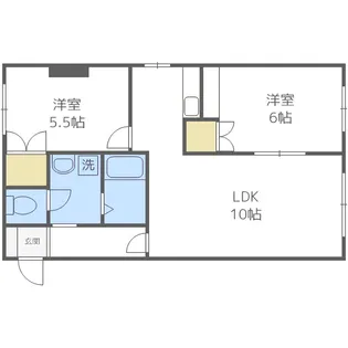 レスポールめぐみ【4階】の間取り