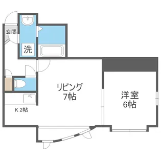 ソティーヌ(栄通)【302号室】の間取り