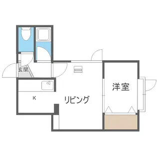 ジュネス25【101号室】の間取り