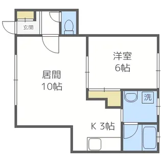 コーポ6・5【102号室】の間取り