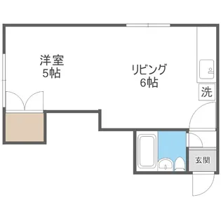 ノースコート白石【503号室】の間取り