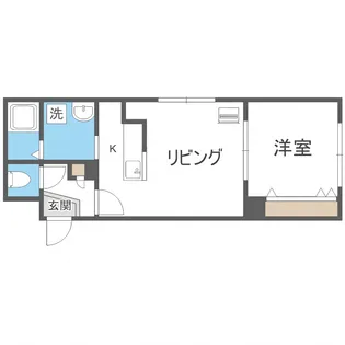 プロートン【1階】の間取り