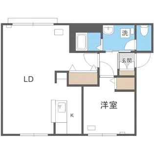 ハイツオータニ【2階】の間取り