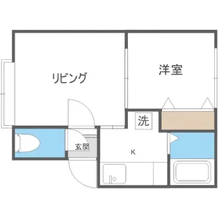 クウォリアII【201号室】の間取り