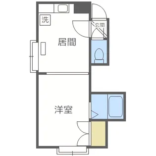第22森宅建マンション【202号室】の間取り