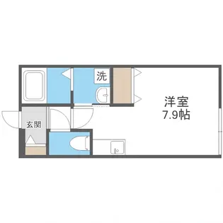 coffret(コフレ)月寒【3階】の間取り