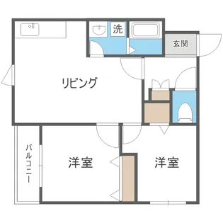 Providence山鼻【102号室】の間取り