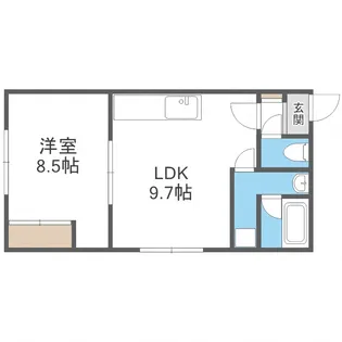 シルミオーネ平岸【4階】の間取り