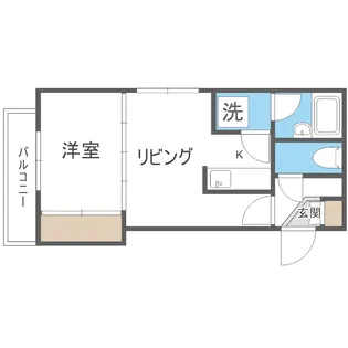 エルシティーパーク【301号室】の間取り