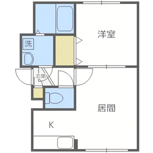 フェリシティ【105号室】の間取り