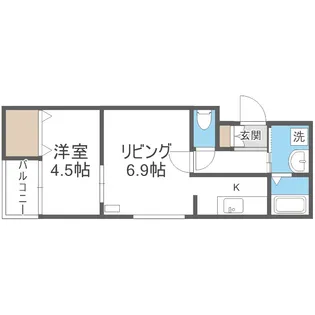 HS213【403号室】の間取り