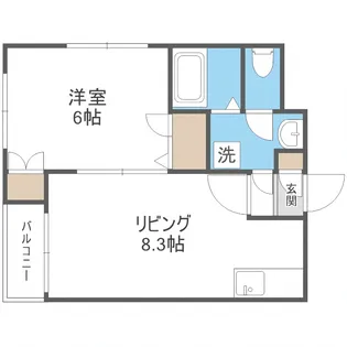 MAX717【307号室】の間取り