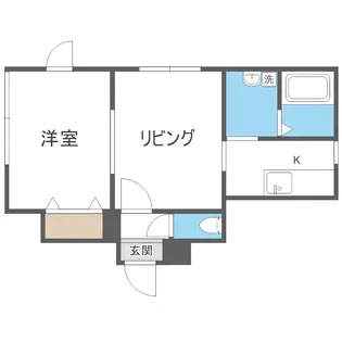 ブリリアントR【402号室】の間取り