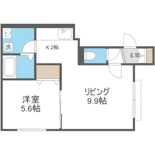 コーポ旭光【102号室】の間取り
