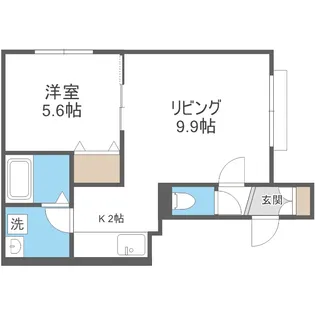 コーポ旭光【201号室】の間取り