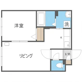 栄通銀座パレス【101号室】の間取り