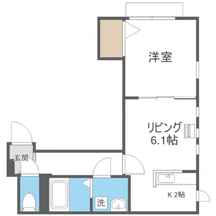 MAHALO OHASHI GAKUENMAE【4階】の間取り