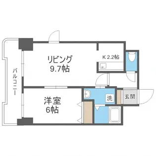 ティアラ豊平第一【4階】の間取り