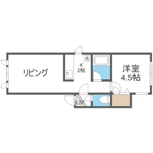 フォレスト栄弐番館【201号室】の間取り