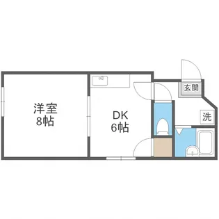 メゾン中島(メゾンナカジマ)【403号室】の間取り