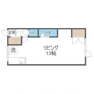 リバーサイドコートきむら【103号室】の間取り