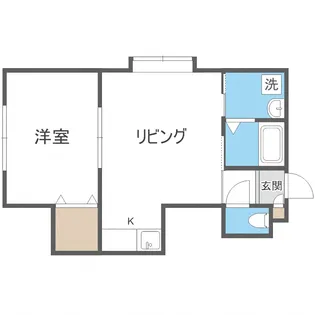 アイフォス白石【301号室】の間取り