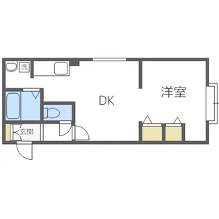 AKライフ美園【102号室】の間取り