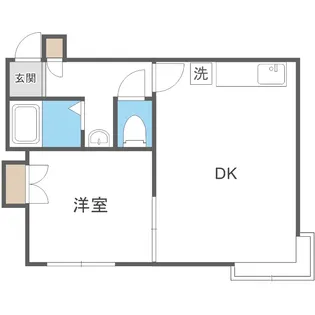 ホワイトスター【102号室】の間取り
