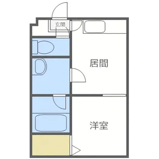 エトワール平岸【103号室】の間取り