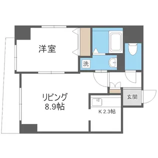 パーチェ豊平公園【9階】の間取り