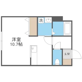 GATE63【4階】の間取り