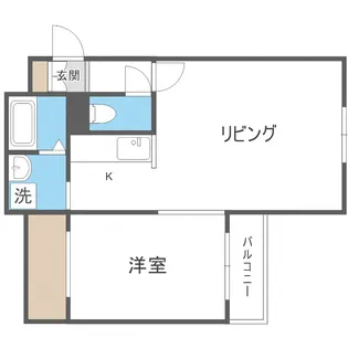 ROSSO【201号室】の間取り