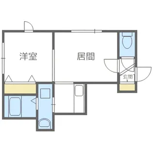 ティムズ【105号室】の間取り