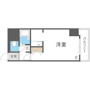 1Rの間取り画像