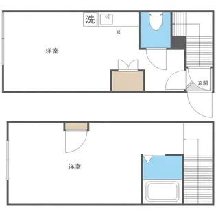 JPコート南郷B【2階】の間取り