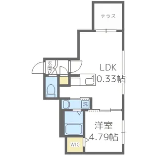nordesta旭ヶ丘(ノルデスタ旭ヶ丘)【1階】の間取り
