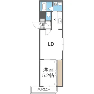 live well6−5(リヴウェル6-5)【2階】の間取り