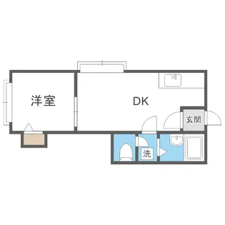 サンモール南郷【105号室】の間取り