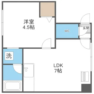 ARS Sun Corpo B【3階】の間取り