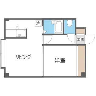 エレガントハウス【402号室】の間取り