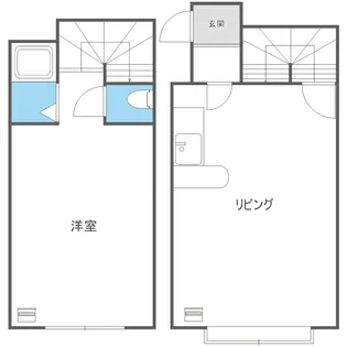グリュンベーク【102号室】の間取り