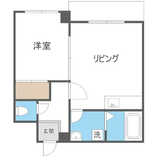 ヴィザージュ菊水【305号室】の間取り