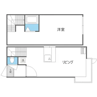 エルディハイツ【107号室】の間取り