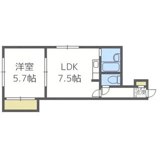 セレーナ南郷【3階】の間取り