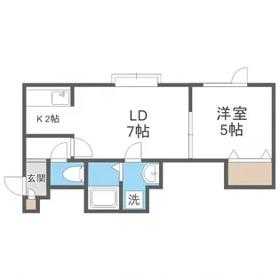 シティリバーII【103号室】の間取り