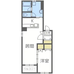 RAISON真駒内【4階】の間取り